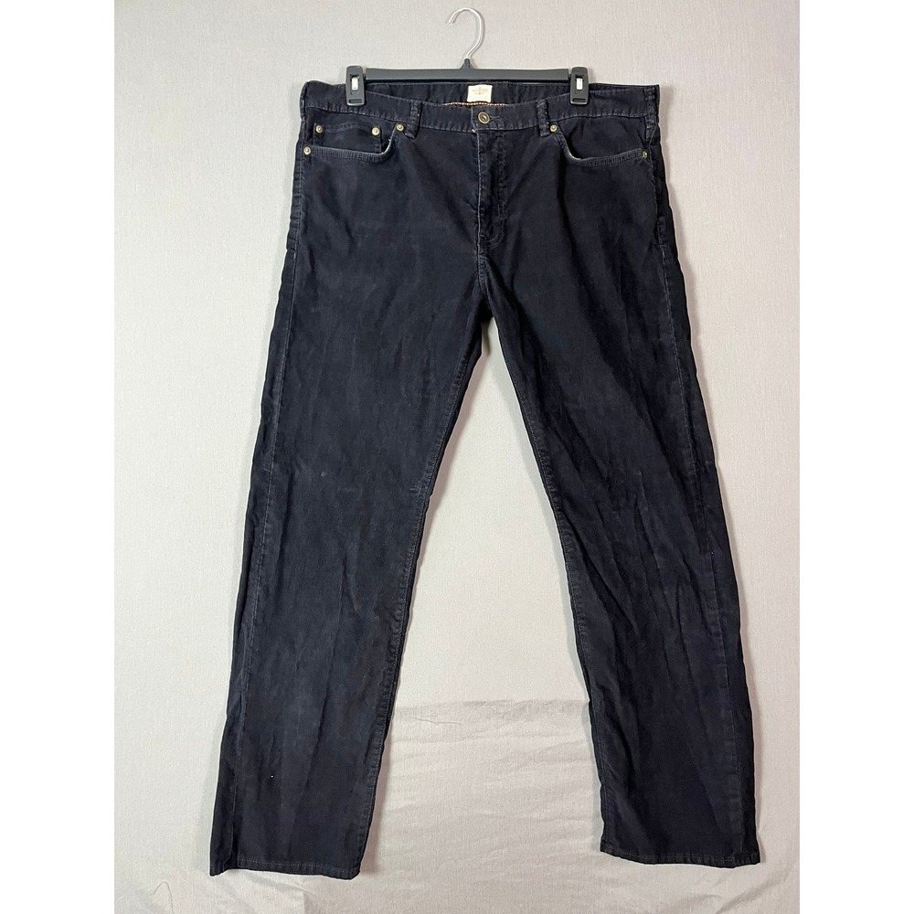 Vintage Dockers Corduroy Pants 40x32 Cotton Blend Black Dadcore Office GOOD